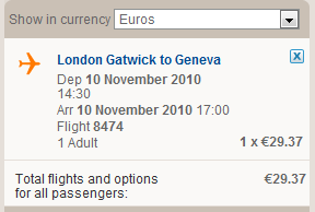 Евтини самолетни билети до Женева